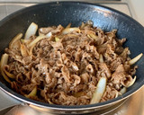 簡単に美味しい【牛肉と玉ねぎの甘辛炒め】作り方5写真