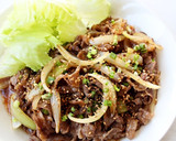 簡単に美味しい【牛肉と玉ねぎの甘辛炒め】作り方6写真