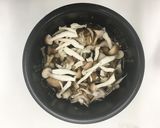 たっぷりきのこと鶏のカンタン炊き込みご飯作り方5写真