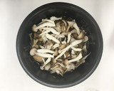 たっぷりきのこと鶏のカンタン炊き込みご飯作り方5写真