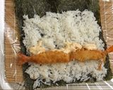 毎日お弁当♪エビフライ巻き寿司作り方4写真