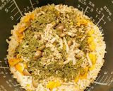 葉付きにんじんの味ご飯　(炊き込みご飯)作り方5写真