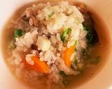 風邪の日に食べる野菜たっぷり栄養お粥☆作り方5写真