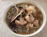 鶏肉と椎茸のとろとろ中華スープ作り方3写真