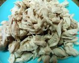 鶏のささ身のサラダ！味噌生姜ドレッシング作り方4写真