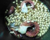 タコと大豆の軟らか味噌煮作り方2写真