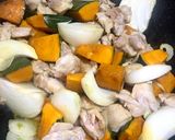 鶏肉とかぼちゃのシチュー風作り方3写真