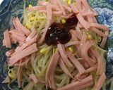 もう一品♩簡単、豆もやしナムルのハム和え作り方5写真