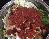 白菜と鳥モモのトマトスープ作り方6写真