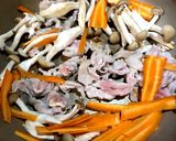 ホタテの旨み☆あんかけちゃんぽん焼きそば作り方1写真