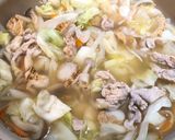 ホタテの旨み☆あんかけちゃんぽん焼きそば作り方3写真