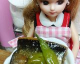 リカちゃん♡なすとピーマンさんまの煮付け作り方13写真