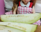 リカちゃん♡白(黄緑？)なすの塩昆布漬け作り方1写真