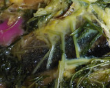 ミニチュア☆焼きさんまと水菜の卵とじ☆*作り方16写真