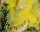 ミニチュア☆焼きさんまと水菜の卵とじ☆*作り方15写真