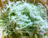 お茶漬けの素で！浅漬け風キャベツ作り方1写真