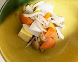 全てレンジ胸肉根菜のにんにく醤油炒め煮作り方11写真