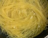 たぬき納豆キムチパスタ作り方2写真