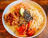 たぬき納豆キムチパスタ作り方4写真