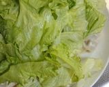レンジで時短！簡単レタス水餃子作り方4写真