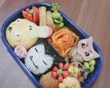 ポケモン弁当✨コダック＆カビゴン＆ミュウ作り方1写真