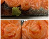 刺身の切り方と刺身とサーモンたっぷり丼作り方4写真