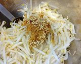 胡麻ショウガもやし。作り方4写真