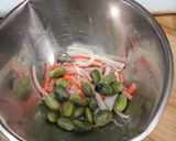 コンビニで見た枝豆とカニカマのサラダ作り方5写真