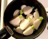 ☆カブの味噌クリーム煮☆作り方1写真