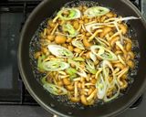 パパっと5分で簡単　なめこの卵とじ丼作り方4写真
