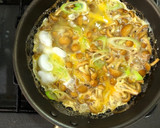 パパっと5分で簡単　なめこの卵とじ丼作り方5写真