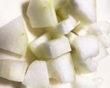 もずくと冬瓜のスープ作り方1写真