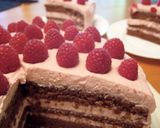 ラズベリー・チョコレートケーキ作り方6写真