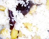 レンジで簡単！甘くてホクホク栗おこわ作り方23写真