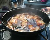 キャンプdeすき焼き作り方1写真