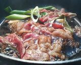 キャンプdeすき焼き作り方3写真