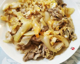 簡単♪豚肉と玉ねぎの卵とじ作り方4写真