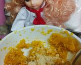 リカちゃん♡かぼちゃのチーズ茶巾ꕤ*.ﾟ作り方7写真