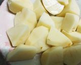 鮭とじゃが芋の味噌炒め♪作り方3写真