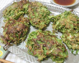 外葉が美味しい♪　キャベツのかき揚げ風作り方4写真