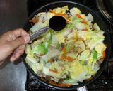 中華風野菜炒め♪簡単白菜豚肉ひき肉作り方14写真