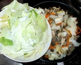 中華風野菜炒め♪簡単白菜豚肉ひき肉作り方10写真