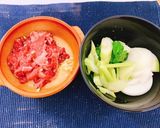 相性抜群牛肉とセロリの炒め作り方1写真