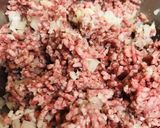 合挽き肉のハンバーグ●おろしハンバーグ作り方1写真