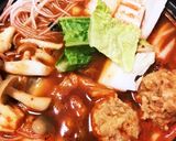 腸まで届く鶏団子のとまとキムチ鍋作り方4写真