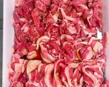ラム肉のたまねぎ炒め作り方1写真
