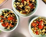 全てレンジ肉詰め豆腐餃子風ドーム蒸し作り方11写真
