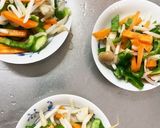 全てレンジ肉詰め豆腐餃子風ドーム蒸し作り方18写真