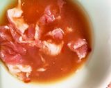 レンジでポークストロガノフ丼作り方1写真
