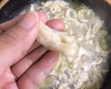 寒い日にハナビラタケ手羽先の雑炊作り方5写真